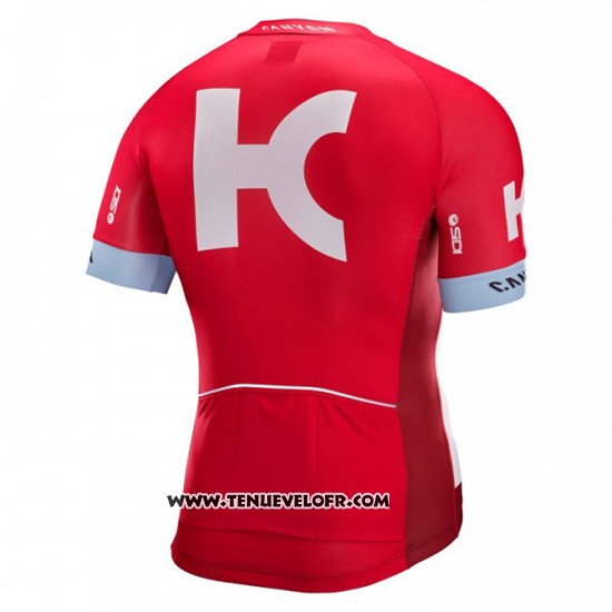 2016 Maillot Ciclismo Katusha Alpecin Blanc et Rouge Manches Courtes et Cuissard